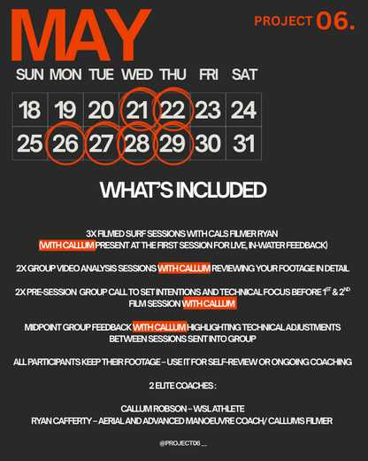 DIALLED IN - 2 WEEK INTENSIVE - GOLD COAST GROMS - 7 SPOTS AVAILABLE - All PARTICIPANTS KEEP THEIR FOOTAGE